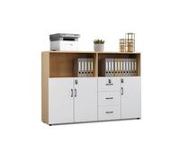 Yinj9562fg Industriel Armoire à tiroirs verrouillable, classeur Bas, Organisateur de Bureau, Armoire Rangement séparation, d'imprimante Multifonctionnel(Bruin)