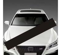 yinjieEUR Autocollant pour Pare-Brise de Voiture pour Infiniti QX70 2008-2017 S51, Sticker Pare-Soleil pour Visière De Pare-Brise, Autocollant de Pare-Brise Avant, Autocollant Anti-UV,Pure Black