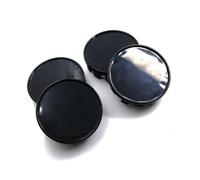 yinjieEUR Set de 4 Pièces Cache Moyeu 54mm pour Au-di TT 1998-2021 2022 2023 2024 2025 8N 8J FV,Capuchons de Roue en ABS,Accessoires de Voiture,Améliore l'Apparence de Votre Véhicule,Black-4PCS