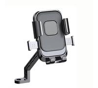 yinjieEUR Support Téléphone Moto pour Kawasaki Ninja ZX-14 2006-2024,Support Téléphone Vélo,Rotation Porte Telephone Velo,Porte Telephone Moto,Absorption Chocs Antidérapante,Rearview Mirror Style
