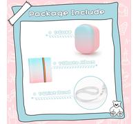 Yinke EVA étui pour appareil photo pour Mini appareil photo Polaroid Go Instant (9035/9070/9071), organisateur rigide, housse de voyage Portable, sac de rangement-Gradient Set