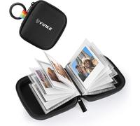 Yinke Mini Album Photo De Poche Pour Polaroid Go, Peut Contenir 40 Photos, Étui D'Album Photo De Voyage Portable (Noir)
