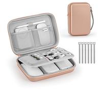 Yinke Sac de Rangement Câbles Etui de rangement de câbles pour accessoires électroniques Sac de rangement rigide de voyage pour chargeurs/cordons/téléphone/USB/carte SD
