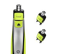 YINKE Tête de rechange pour tête de rechange pour One Blade QP2520 QP2630 QP2530 QP2620 QP2724 QP2734 QP4631 QP2824 et OneBlade Pro 360 Rasoir électrique, lames étanches (2pcs), noir et vert