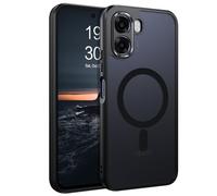 YINLAI Coque de protection magnétique antichoc pour OPPO A6x / A6k 4G / 5G compatible avec MagSafe Coque de protection transparente antichoc pour OPPO A6x / A6k 4G / 5G Noir