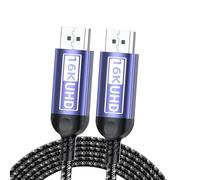 YiNLuax 2.1 Câble D'extension 16K @ 60Hz 8K @ 240Hz 4K @ 240Hz Mâle À Mâle Bande Passante 80Gbps Pour Câble De Sortie Vidéo De Jeu