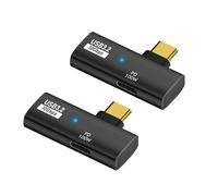 YiNLuax 2PCS Type C Convertisseur PD100W 1 À 2 Adaptateur Splitter Connexion Easy Easy Connexion pour Les Comprimés Téléphones Divers Appareils Solution Portable