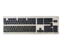 YiNLuax Black Knights Lot de 115 touches EDMs Hauteur Double Shot PBT Touches pour claviers mécaniques Gamers Commutateurs Double Shot Injections Touches