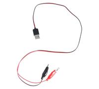 YiNLuax Câble d'alimentation USB 5 V avec deux clips de 60 cm, prend en charge jusqu'à 5 V 1,5 A pour les appareils électroniques Câble USB