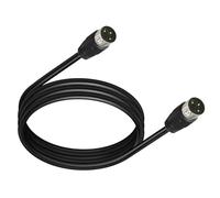 YiNLuax Câble d'extension d'alimentation mâle DIN 3 broches de 0,5 à 5 m de long pour une utilisation fréquente dans les équipements industriels et équipements industriels