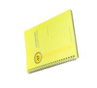 YiNLuax Cahier À Reliure Double Bobine 100 Pages Lignées De Large Bloc-notes Portables 5 63 X 8 15 Pouces Avec Couverture Étanche Pour Bloc-notes Résistant L'eau De Bureau Scolaire