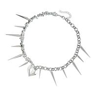 YiNLuax Collier à pendentif en forme de cœur irrégulier à la mode symbolisant des styles uniques et des émotions authentiques pour les femmes à la mode pour un usage quotidien