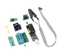 YiNLuax Ensemble Programmation USB CH341A Avancé pour 24 25 BIOS Clignotants avec Clip SOIC8 SOP8 SOIC8 À DIP8 Adaptateur Eeprom BiOS