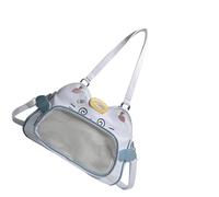 YiNLuax Itabag Sac à bandoulière transparent avec fenêtre transparente pour épingles, sac à main pour femme, bleu, One Size