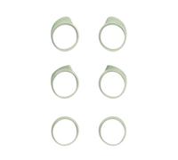 YiNLuax Lot de 3 paires d'embouts souples en silicone pour écouteurs intra-auriculaires