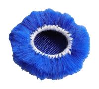 YiNLuax Micros coupe-vent en fourrure synthétique pour entretiens en plein air, parfaits pour les blogueurs vidéo et les journalistes de terrain, coupe-vent en maille pour microphone