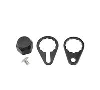 YiNLuax Moulinets de pêche, manivelles, écrou, vis et plaque de poignée gauche/droite, cache-écrous pour moulinets d'appât, accessoires de pêche, moulinets de pêche, cache-écrous et plaque