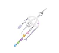 YiNLuax Porte-clés moderne avec parapluie en forme de cœur, pompons, léger, accessoire pratique pour sacs et sacs à main, porte-clés en forme de cœur papillon pour sacs, Q1892 2