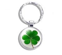 YiNLuax Porte-clés trèfle porte-bonheur en cristal pour sac à main, sac à main, accessoire de décoration, b, taille unique