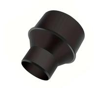 YiNLuax Raccord réducteur de cône de tuyau de collecte de 10,2 cm à 6,3 cm pour systèmes de collecte du bois