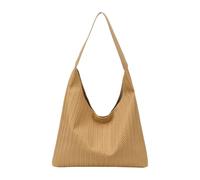 YiNLuax Sac à bandoulière rétro à la mode - Grand sac à main en cuir PU - Résistant à l'eau - Accessoire pratique - Grande capacité, kaki, One Size