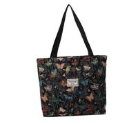 YiNLuax Sac à main élégant en toile pour un usage quotidien, sac à bandoulière à motifs spacieux pour femme, Noir , Small