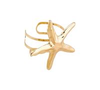 YiNLuax Trendy Bracelet Crafted from Sturdy Alloy Adjustable Opening Design Perfect for Vacation Or Daily Accessories Starfish Seashells Alloy Summer Bracelet