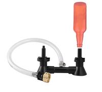 Lave-bouteille À Double Jet, Rince-bouteille, Équipement De Nettoyage De Bière Et De Vin Maison, Nettoyant Avec Adaptateur De Robinet De Cuisine