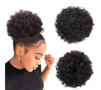Yinmei Baibian Beau style : le cordon de queue de cheval afro est tout à fait naturel sans briller au soleil, vous rendant plus belle et plus jeune. Convient non seulement pour les adultes, mais aussi