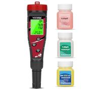 YINMIK Testeur de Chlore, pH Mètre Numérique de Chlore pH Sel Testeur Testeur de, pH Chlore TDS EC ORP Temp 0.1 Haute Précision Testeur Piscine Professionnel pour Piscines au Sel Hot Tub Aquariums