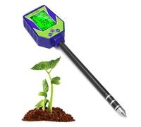 YINMIK Testeur de pH du Sol 6 en 1, Testeur D'humidité du Sol Intelligent | kit analyse ph sol,pH EC Salt Tester for Soil & Water Meter,kit de Test de pH du Sol pour Jardin, Ferme, Bonsaï