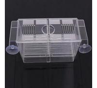 Yinong Pondoir Flottant 2 en 1 Aquarium d'Elevage Incubateur de Poissons Boîte (12 x 7 x 7cm)