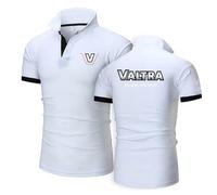 Yinova Polo homme American Muscle Car Enthusiast, Hygroscopique Coupe Standard T T-Shirt, Convient pour le fitness et les loisirs, Courtes(White,M)