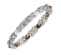 YINOX Bijoux magnétiques pour femmes, bracelet magnétique en acier inoxydable 3500 Gauss, bracelet magnétique