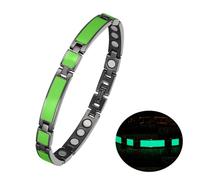 YINOX bracelet en acier inoxydable super magnétique pour les femmes, bracelet lumineux élégant, bracelet magnétique pour les femmes, Boîte cadeau attachée (B)