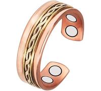 YINOX CPR-0169R Bague magnétique en cuivre pour femme 60 mm