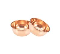 YINOX Les bols en cuivre faits à la main de l'Est antique peuvent être utilisés pour servir des salades ou des desserts et profiter de la particularité des repas avec de la vaisselle artistique.