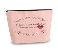 YINSSA Petite trousse de maquillage pour maman, cadeau d'anniversaire pour maman, fête des mères, Noël, Saint-Valentin, Thanksgiving, rose