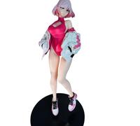 YINTMI pour Luna Figure Jouet Anime Personnage Poupée Anime Modèles Statue, Figurine en PVC Jouets Décoration De Bureau Objets De Collection Ornements, Convient Aux 14 Ans Et Plus (Rose)