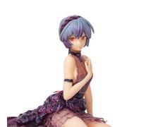 YINTMI Pour Robe Formelle Rei Ayanami Figure Jouet Anime Personnage Poupée Anime Modèles Statue, Figurine En Pvc Jouets Décoration De Bureau Objets De Collection Ornements, Convient Aux 14 Ans Et Plus