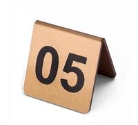 YINUK Numéros de table de tente en acrylique de 1 à 300, numéros d'affichage double face dorés, 6 x 6 cm, cartes réservées pour sièges réservés, fournitures de mariage, anniversaire, fête de mariage