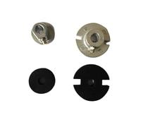 Yinxi 1 Jeu d'adaptateur de Support de cymbale, Partie en Aluminium, vis d'écrou en Plastique pour Roland CY-5
