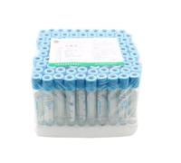 Yinxi Tube en Plastique de Citrate de Sodium de Coagulation, 100 pièces, stérile à Pression négative, Bouchon Bleu sous Vide, Tube PRP Anticoagulant (Color : 5ml Pet)
