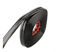 YinYang Autocollant d'angle en PVC avec finition brillante 3D Noir 5 m