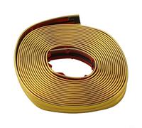 YinYang Garniture en PVC pour décoration murale et protection des bords Doré 2 cm x 5 m