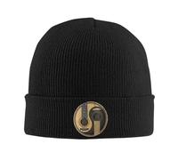 Yinyang Guitares acoustiques Patron de Casquette tricotée Hip Hop Bonnet Bonnet Automne-Hiver Outdoor Bonnets pour Hommes, Femmes Adultes
