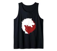 Yinyang, philosophie Chinoise, Loup Rouge et Blanc Débardeur