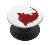 Yinyang, philosophie Chinoise, Loup Rouge et Blanc PopSockets PopGrip Adhésif