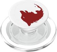 Yinyang, philosophie Chinoise, Loup Rouge et Blanc PopSockets PopGrip pour MagSafe