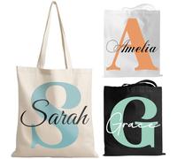 YINYIFANS Sac En Toile Personnalisé Pour La Fête Des Mères,Sac Coton Cabas Réutilisable,Pour Maman,Demoiselles D'honneur,Amis,Cadeaux Pour Le Développement De L'esprit D'équipe (Style D)